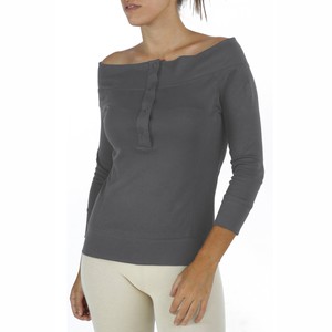 3/4 Sleeve Top in Organic Pima Cotton from B.e Quality