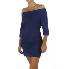 Drop Neck Mini Dress in Organic Cotton via B.e Quality