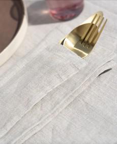 Matilde Linen Cutlery Holder - 2 Pack via Beaumont Organic