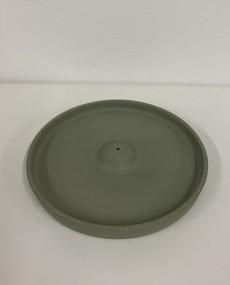 Ceramic Incense Plate in Sage Green via Beaumont Organic
