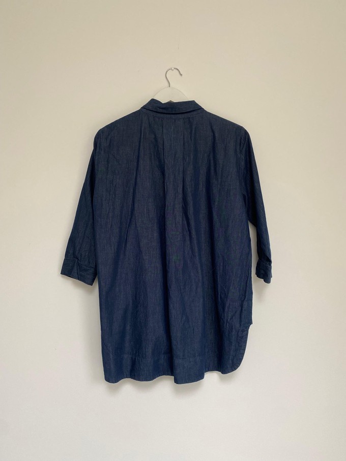 Nora Shirt In Chambray Size S from Beaumont Organic