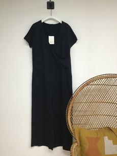 Veronica Organic Cotton Jumpsuit in Black L Preloved via Beaumont Organic