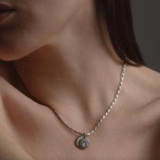 Priya Necklace in Silver via Beaumont Organic