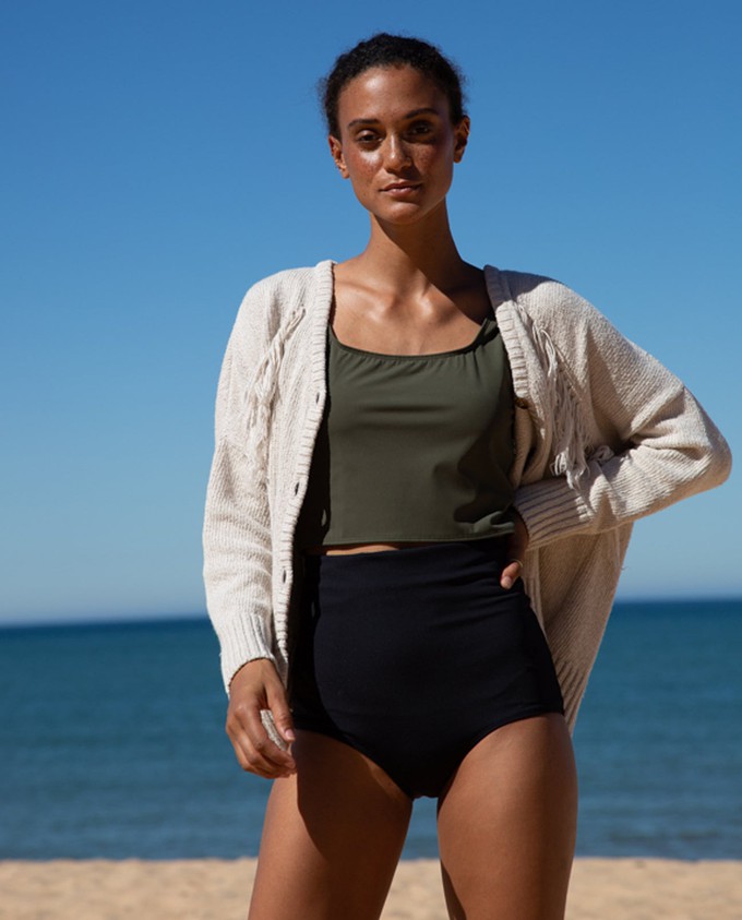 Davy J The Body Top in Olive from Beaumont Organic