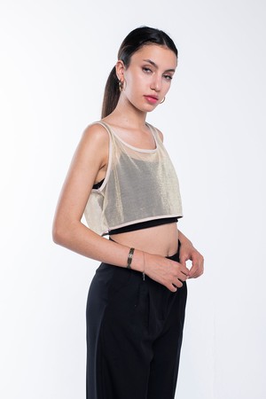 Sparkly Light Crop Top from Bee & Alpaca