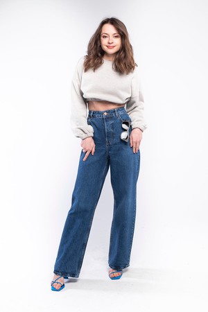 Fresh Crop Top Sweatshirt from Bee & Alpaca