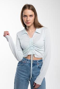 Adjustable Crop Top Blouse via Bee & Alpaca