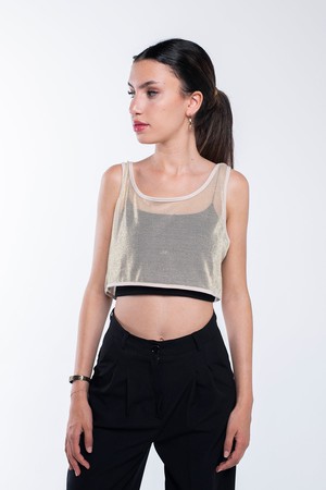 Sparkly Light Crop Top from Bee & Alpaca