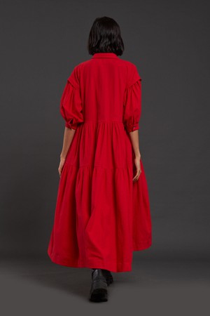 Matera Dress Red from Bhoomi