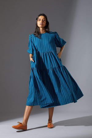 Sina Dress Blue from Bhoomi