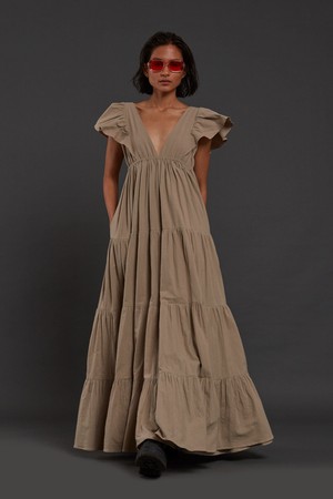 Monette Dress Beige from Bhoomi