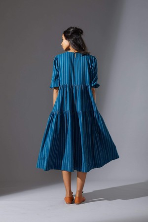 Sina Dress Blue from Bhoomi