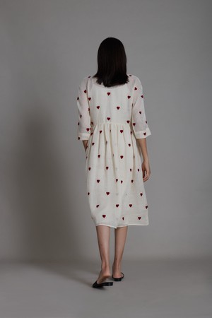 Belinda Dress Oatmeal from Bhoomi