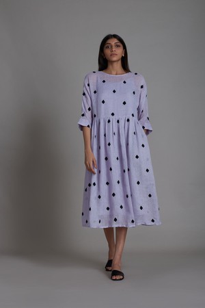 Belinda Dress Lavender from Bhoomi
