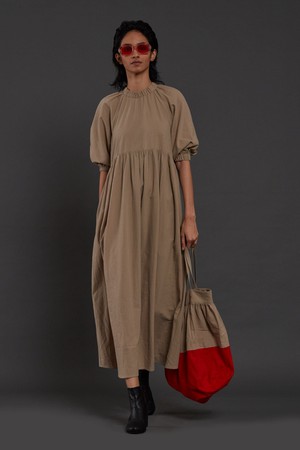 Dorothy Dress Beige from Bhoomi