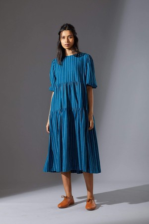 Sina Dress Blue from Bhoomi