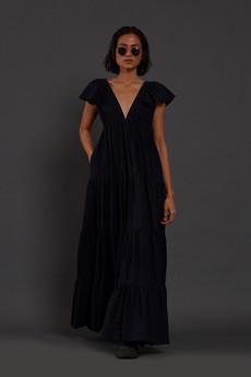 Monette Dress Blue via Bhoomi
