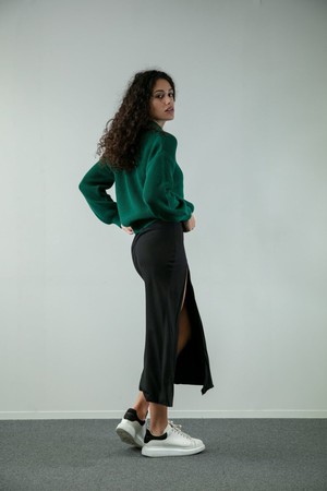 Nina Jumper Dark Green from Bhoomi