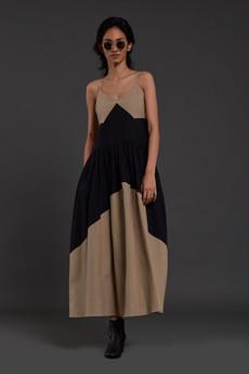 Martini Dress Beige via Bhoomi