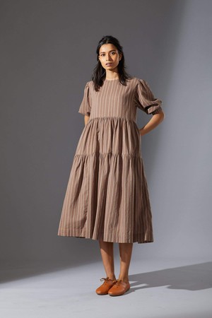 Sina Dress Beige from Bhoomi