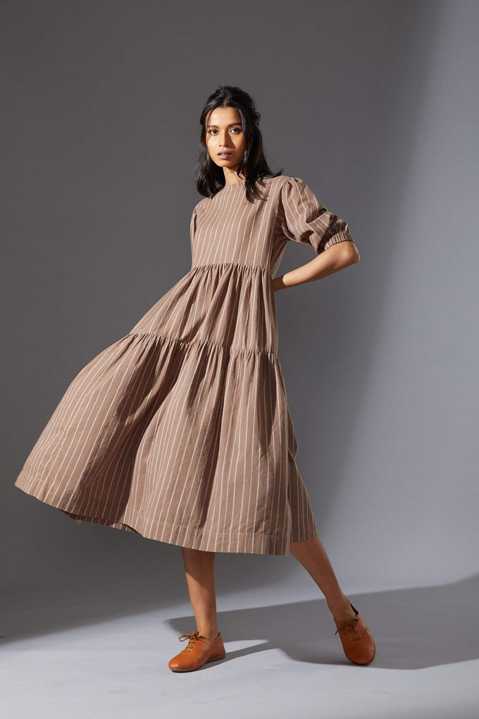 Sina Dress Beige from Bhoomi