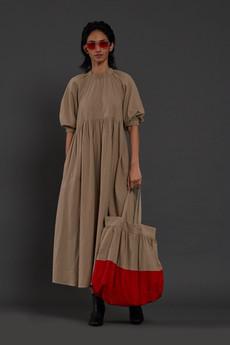 Dorothy Dress Beige via Bhoomi