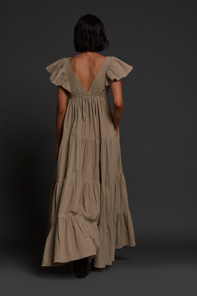 Monette Dress Beige from Bhoomi
