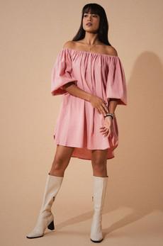 Rosie Dress Salmon via Bhoomi