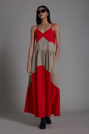 Lillet Dress Red from Bhoomi