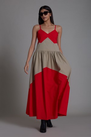 Lillet Dress Red from Bhoomi