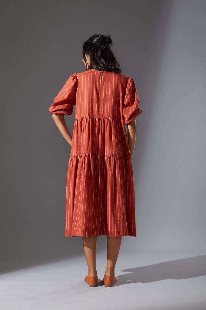 Sina Dress Rust from Bhoomi