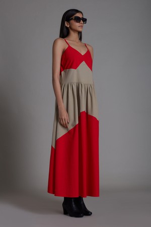 Lillet Dress Red from Bhoomi