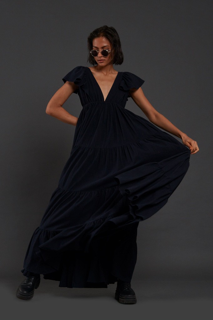 Monette Dress Blue from Bhoomi