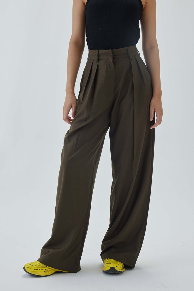 Elio Pants Olive from Bhoomi
