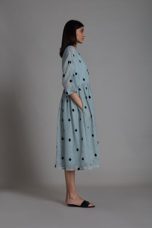 Belinda Dress Blue from Bhoomi