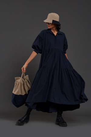 Matera Dress Blue from Bhoomi