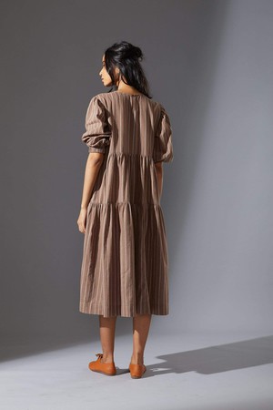 Sina Dress Beige from Bhoomi