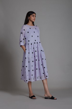Belinda Dress Lavender from Bhoomi