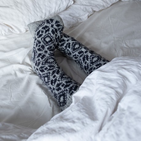 Fair Isle Wool Socks from BIBICO