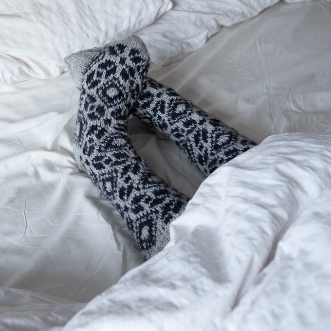 Fair Isle Wool Socks from BIBICO