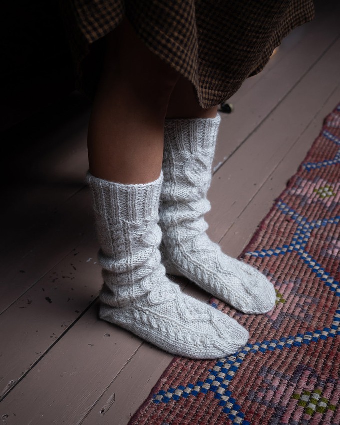 Classic Wool Knitted Socks from BIBICO