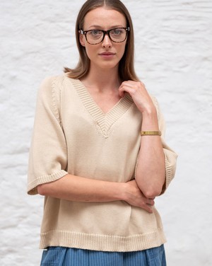Lula Boxy Knitted Top from BIBICO