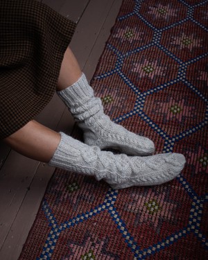 Classic Wool Knitted Socks from BIBICO