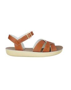 Tan Leather Sandals via BIBICO