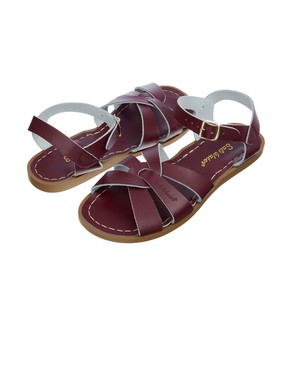 Claret Leather Sandals from BIBICO