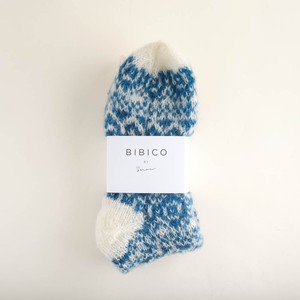 Hand Knitted Mohair Slipper Socks from BIBICO