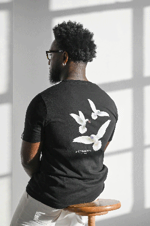 Peaceful Pigeon Tee from Bigger Picture Clothing