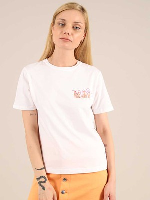 Roller Coaster Tee, Organic Cotton, in White from blondegonerogue