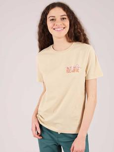 Roller Coaster Tee, Organic Cotton, in Beige via blondegonerogue