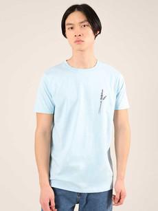 Lavender Mens Tee, Organic Cotton, in Light Blue via blondegonerogue